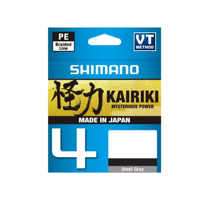 MULTIFILAMENTO SHIMANO KAIRIKI 4 GRIS ACERO 20X150 0,200 - Imagen 2
