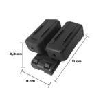 PORTA CARGADOR BOER POLIMERO DOBLE NEGRO - Imagen 4