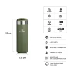 BOTELLA TERMICA STANLEY AEROLIGHT 473ML DRIED PINE - Imagen 2