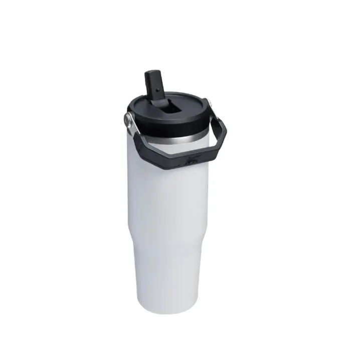 BOTELLA TERMICA STANLEY FLIP STRAW TUMBLER 2.0 887ML CHALK - Imagen 4