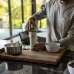CAFETERA DE VIAJE STANLEY PRENSA FRANCESA 473ML CREAM GLOSS