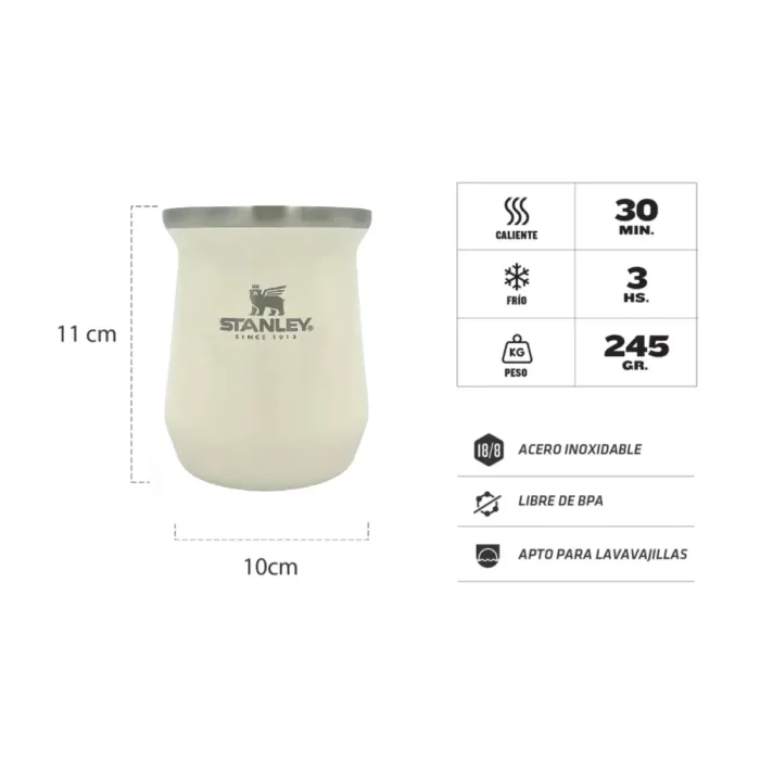 MATE STANLEY 236ML CREAM GLOSS - Imagen 2
