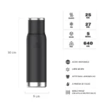 TERMO STANLEY ADVENTURE TO GO 1L NEGRO 2.0 - Imagen 2