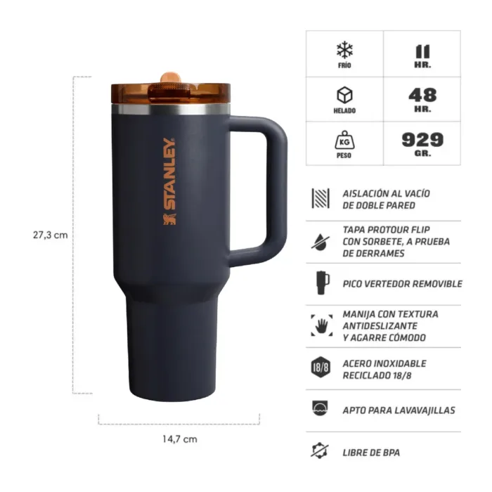 VASO STANLEY QUENCHER PROTOUR 1.18L TWILIGHT - Imagen 2