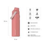 BOTELLA TERMICA STANLEY ICEFLOW AEROLIGHT 710ML TERRACOTA - Imagen 2