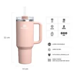 VASO STANLEY QUENCHER OASIS 1,18L PEACH W GLOSS - Imagen 2