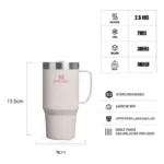 VASO STANLEY EVERYDAY SUBURBAN 710ML ROSE QUARTZ - Imagen 2