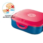 PORTA ALIMENTOS MAPED PLASTICO PICNIK ROJA/AZUL - Imagen 2