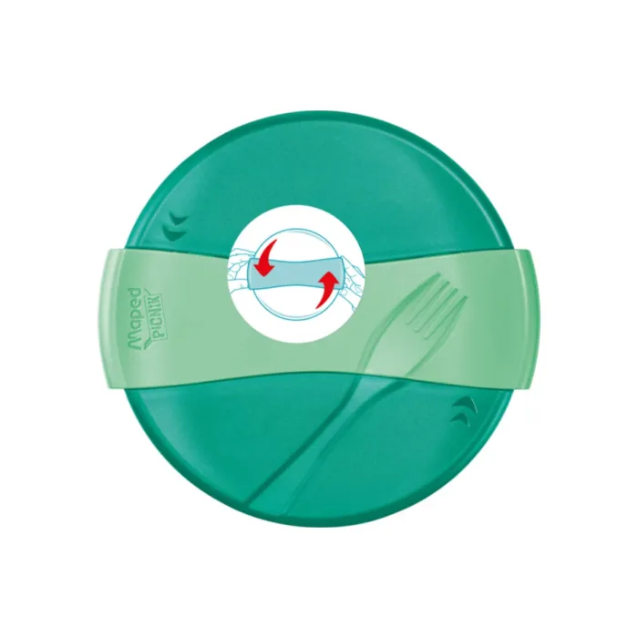 LUNCH BOWL MAPED PLASTICO ORIGINAL 1.4LT VERDE - Imagen 2