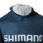 Camiseta Manga Larga con capucha Hood Tech Tee Azul - Imagen 2