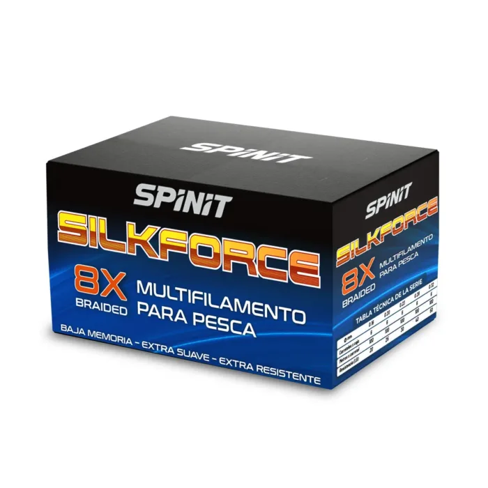 Caja x6 Multifilamento Silkforce 8X Braided 0.32mm - Imagen 2